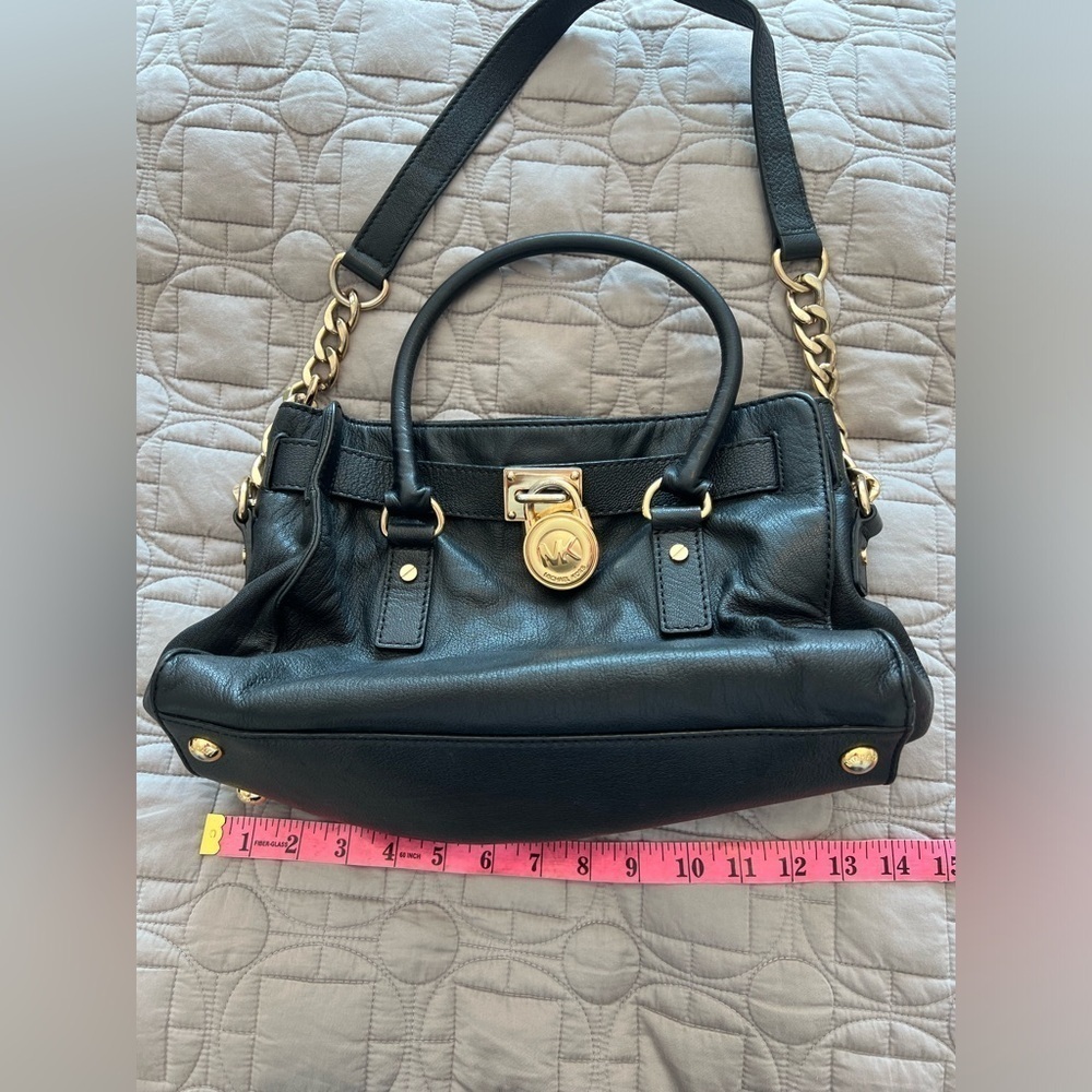 Michael Kors Black Leather Handbag - Picture 9 of 15
